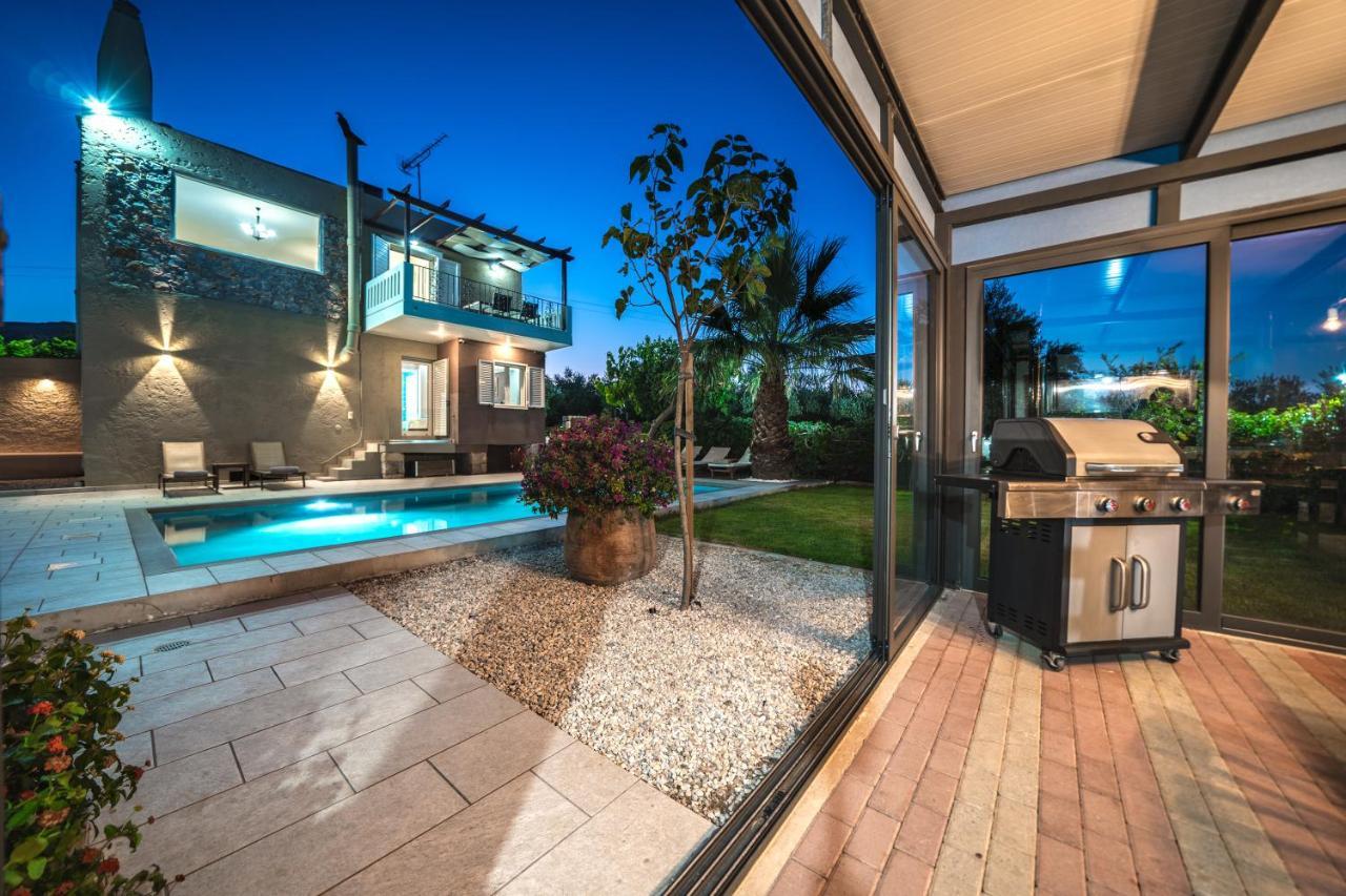Petronila Luxury Villa With Heated Private Pool キサモス エクステリア 写真