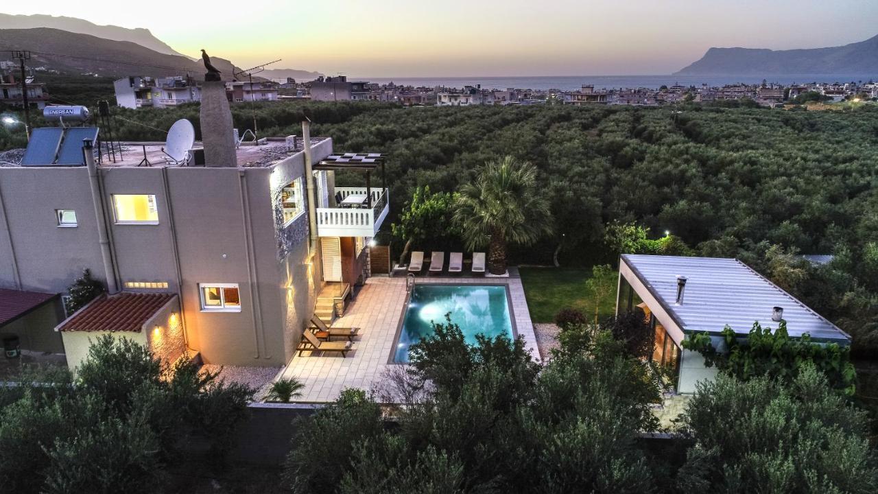 Petronila Luxury Villa With Heated Private Pool キサモス エクステリア 写真