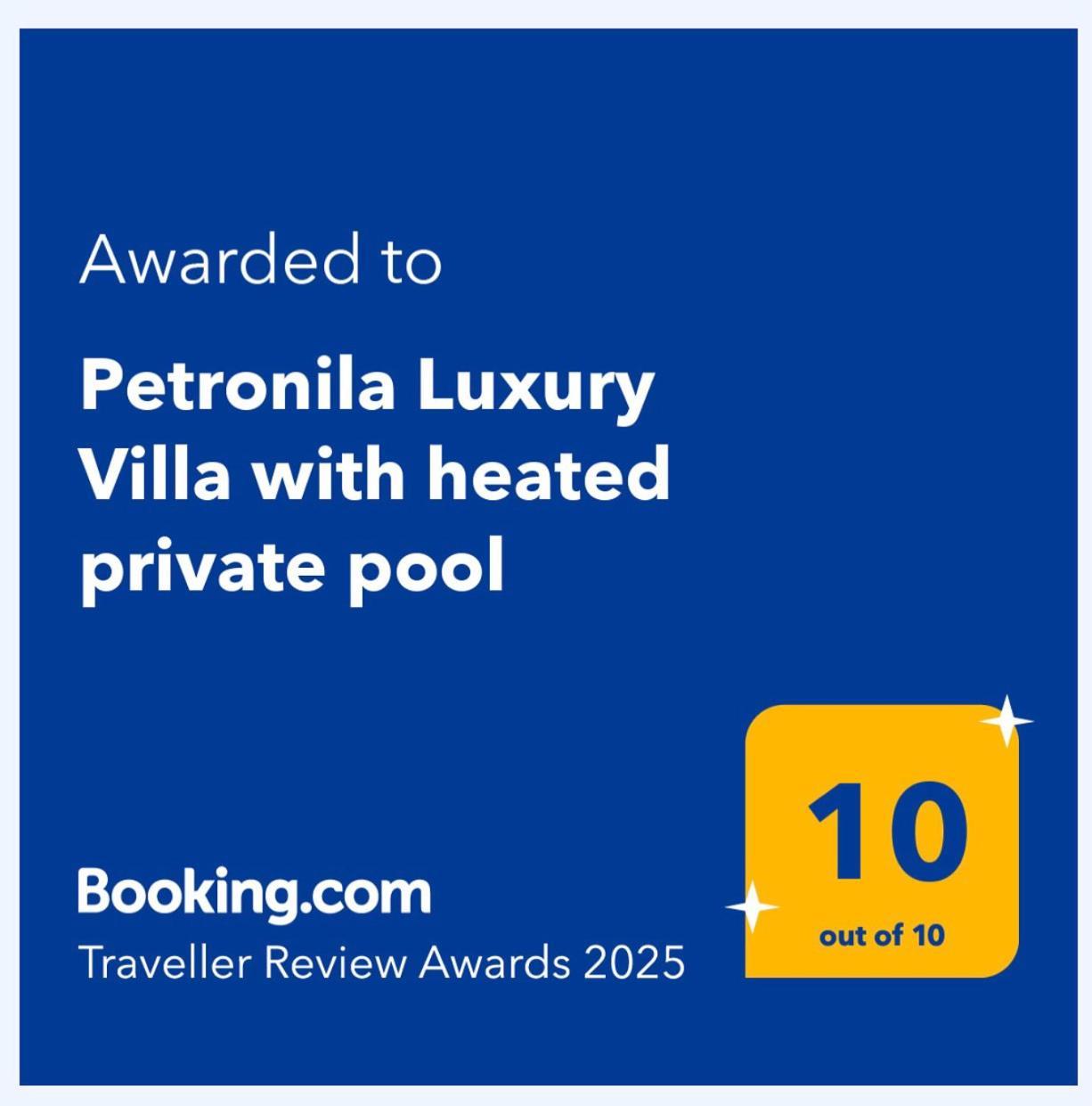 Petronila Luxury Villa With Heated Private Pool キサモス エクステリア 写真